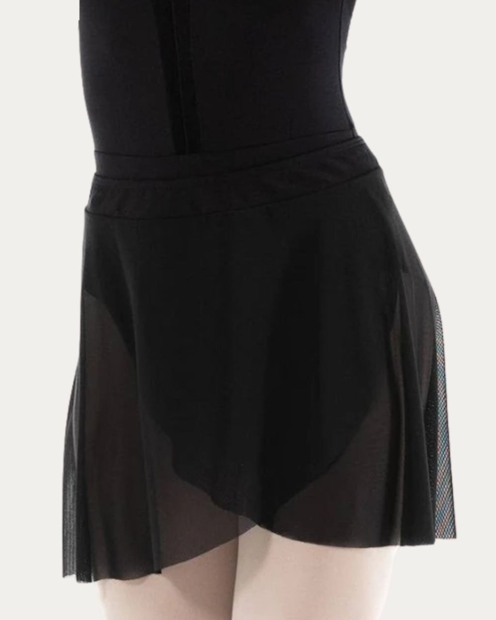 Nikolay Celine Ladies Faux Wrap Skirt - Black - Backstage